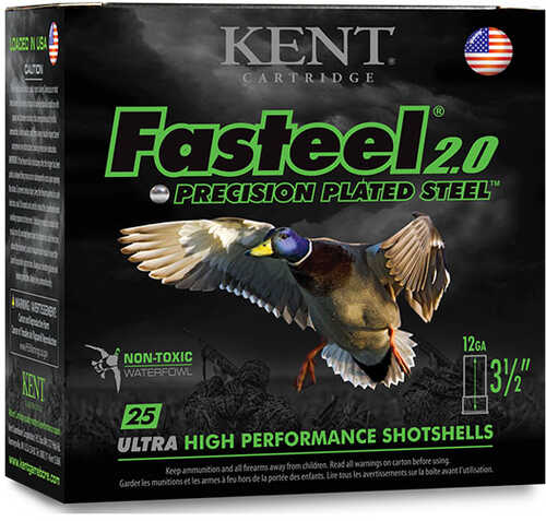 Kent Cartridge Fasteel 2.0 12 Gauge 3" 1-1/8 oz BB Shot 25 Round Box